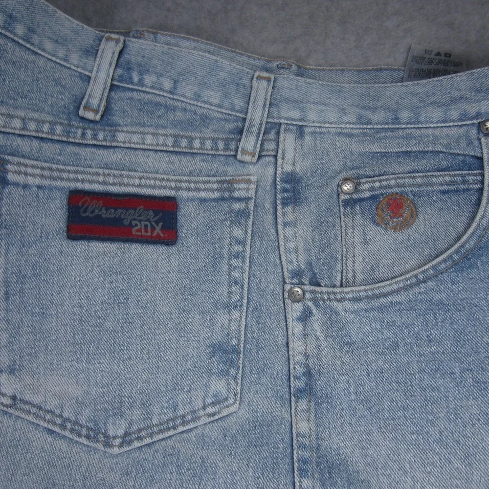 Wrangler 20X Jeans‎ Mens 38x33 Style 22 Original Light Wash Denim